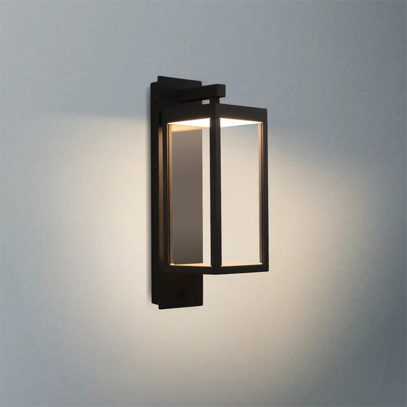 22527 LED alb/negru/gri IP54 13W 750lm senzor de perete senzor exterior