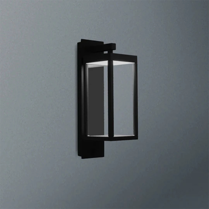 22559 Curte în aer liber Intrare lumină Lumină LED cu senzor de zi și de noapte din aluminiu pentru pridvor