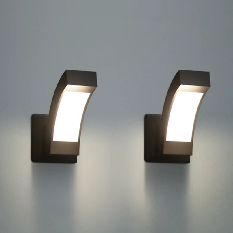 12557 cu 2 pachete LED-uri de perete exterior